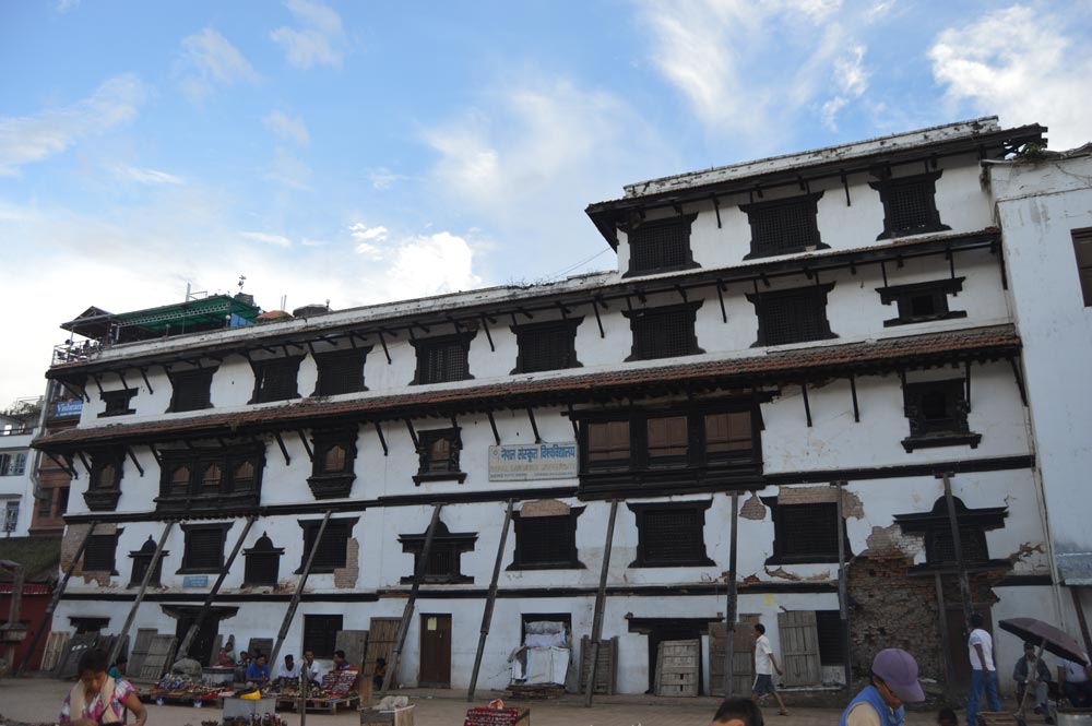 Demolition Recommended for Building of Nepal Sanskrit University in Basantapur