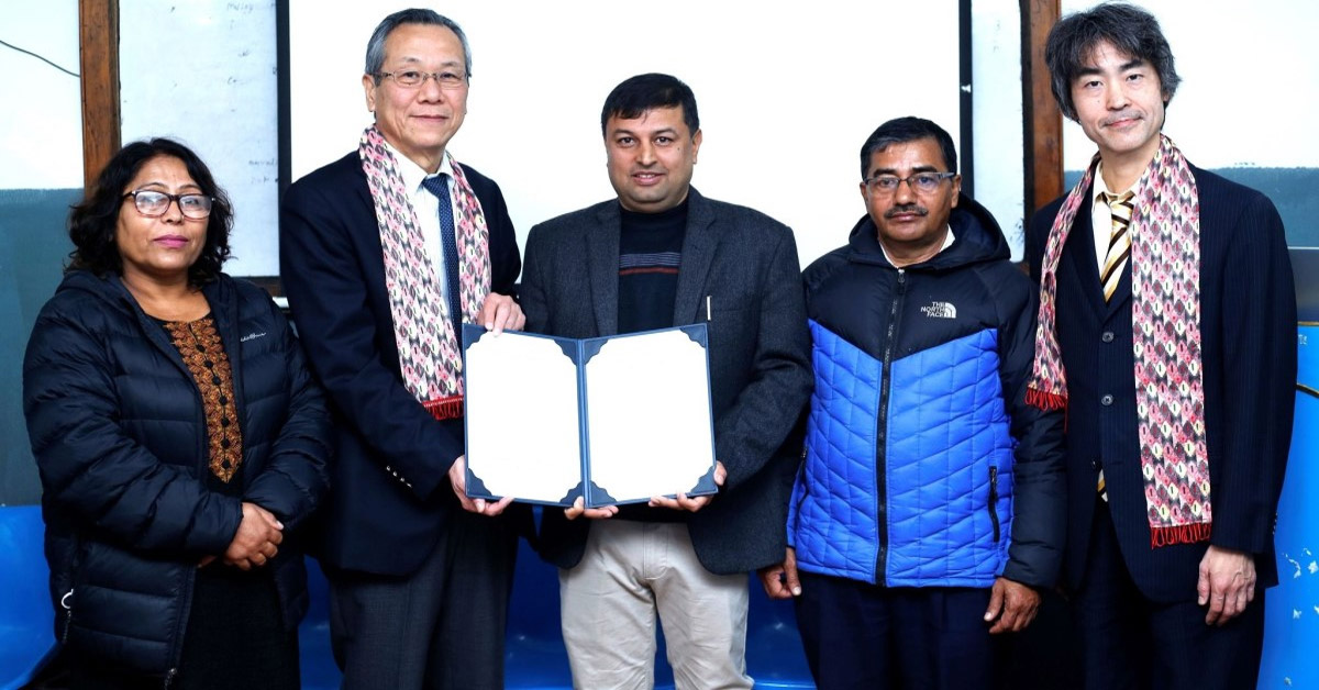 Japan-Nepal Collaboration for Environmental Awareness and CO2 Monitoring in Schools