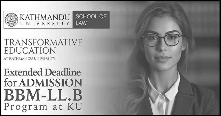 BBM LLB Admission Deadline Extended by Kathmandu University School of Law KUSOL