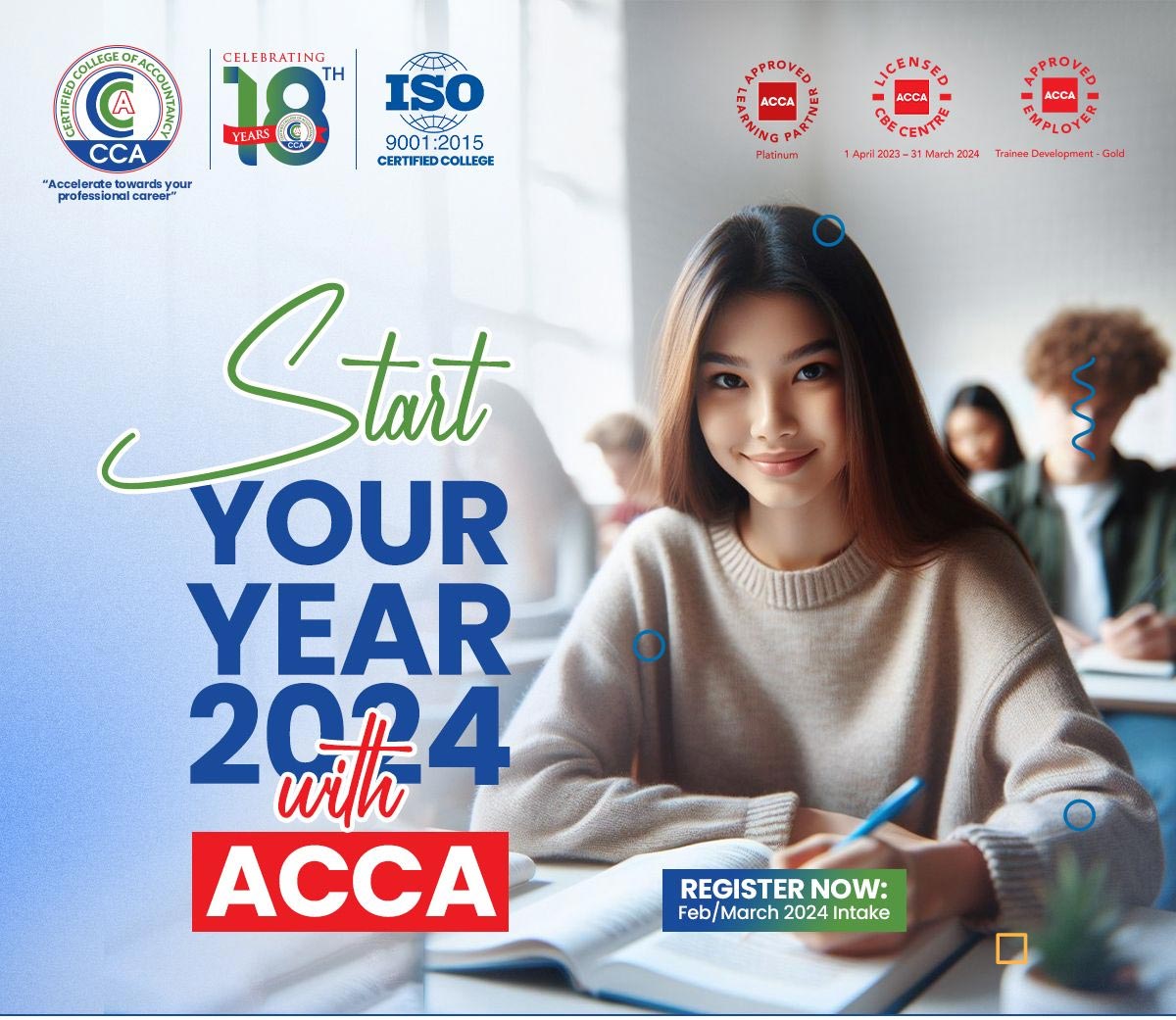 CCA Announces Admission Open for CCA Program