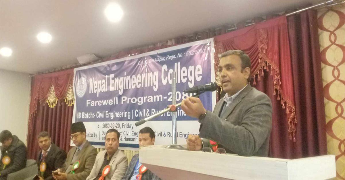 Farewell Event 2080 for Graduates from Nepal Engineering College