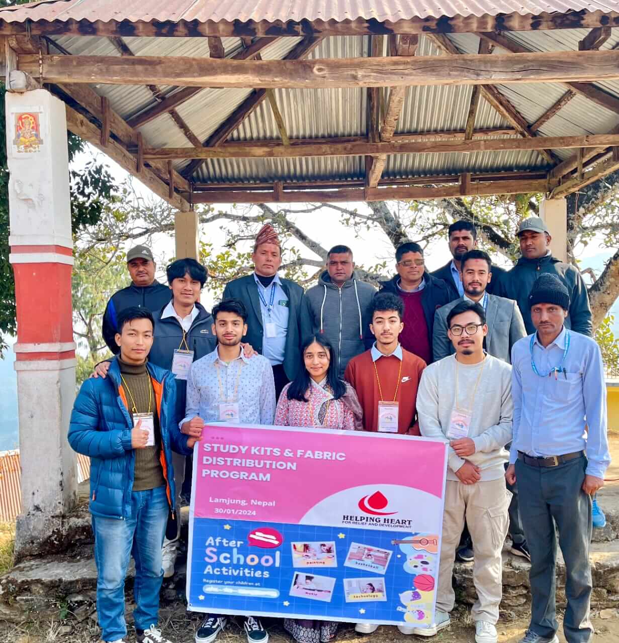 Padmashree College Generosity Warriors Uplift Ganesh Malika Secondary School Lamjung