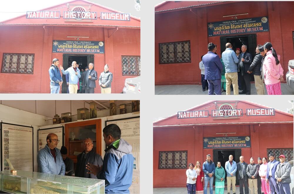 Tribhuvan University VC Prof  Dr Baral visited the Natural Science Museum