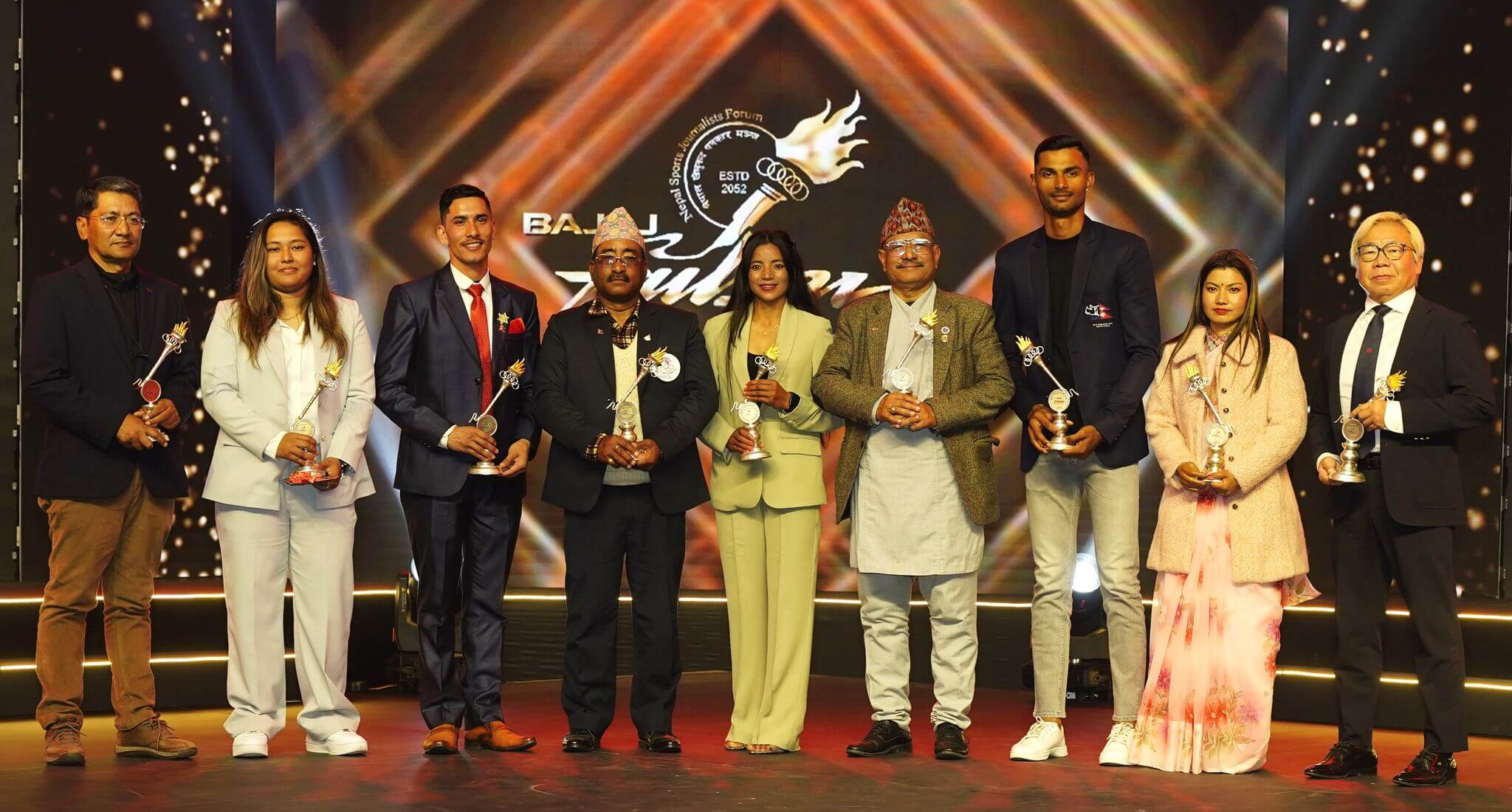 Winners of Pulsar Sports Award 2079