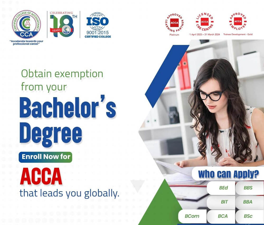 CCA Opens Door for Bachelor Graduates by Offering Exemptions on ACCA