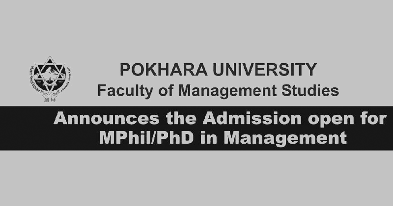 MPhil PhD in Management Admission Open at Pokhara University