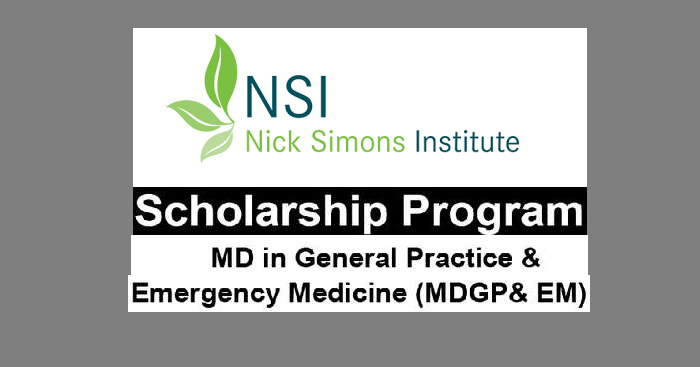 nick siomns institute NSI Scholarship for MDGP and EM
