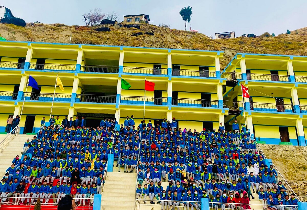 Janata Secondary School, Jumla, Building 