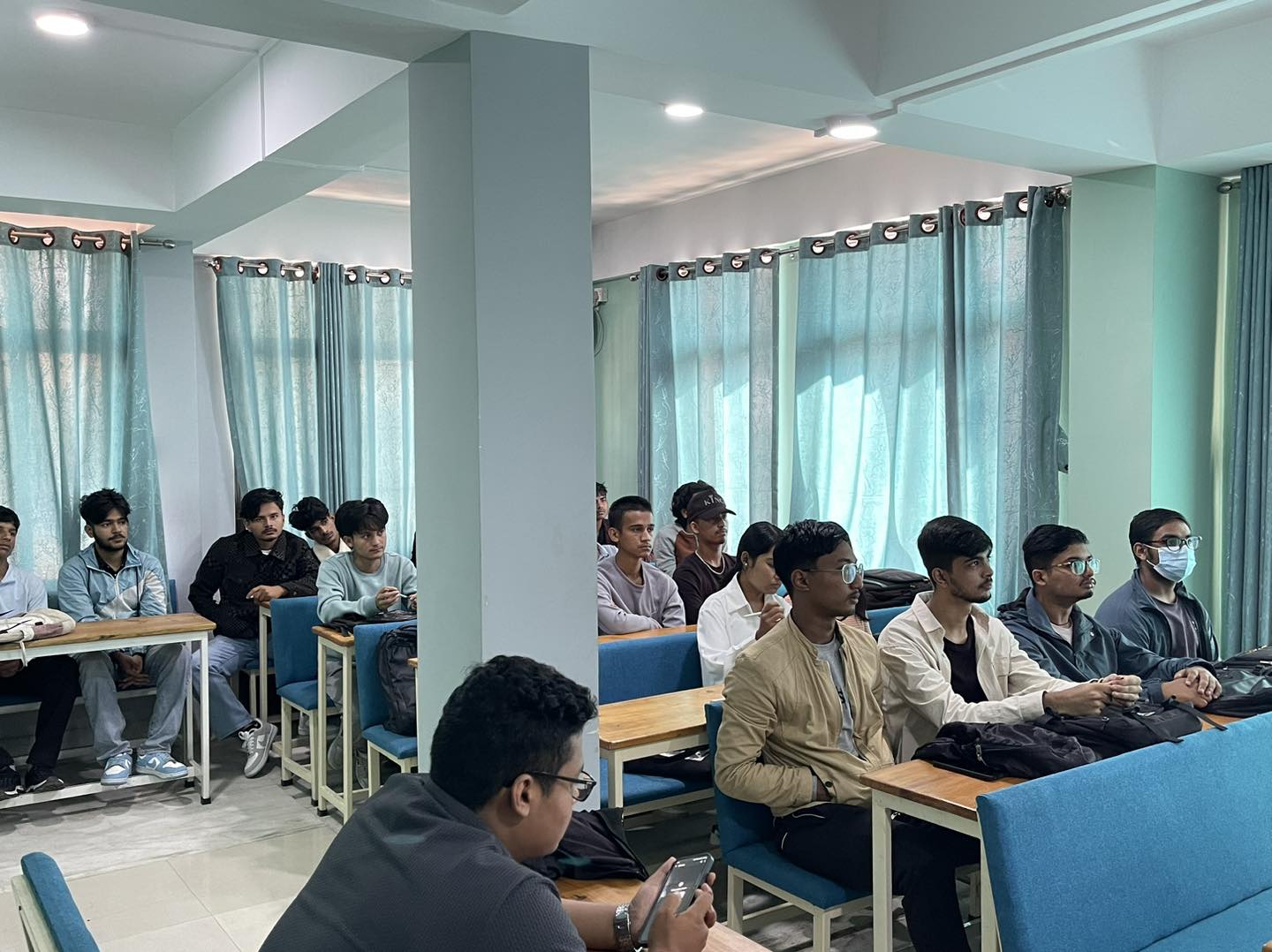 Maharishi College Students in Classroom 