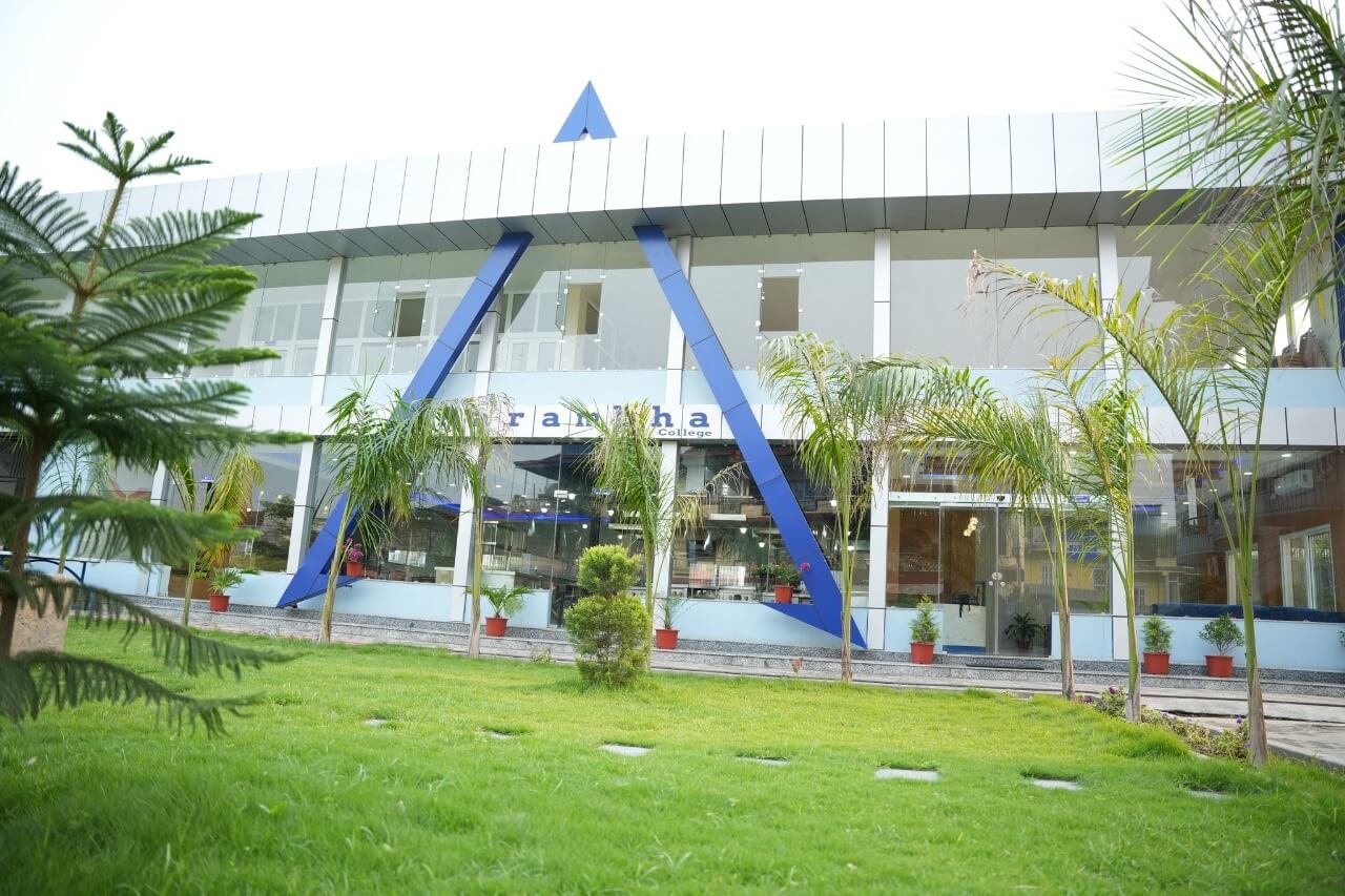 Aarambha College, Bharatpur, Chitwan, building 