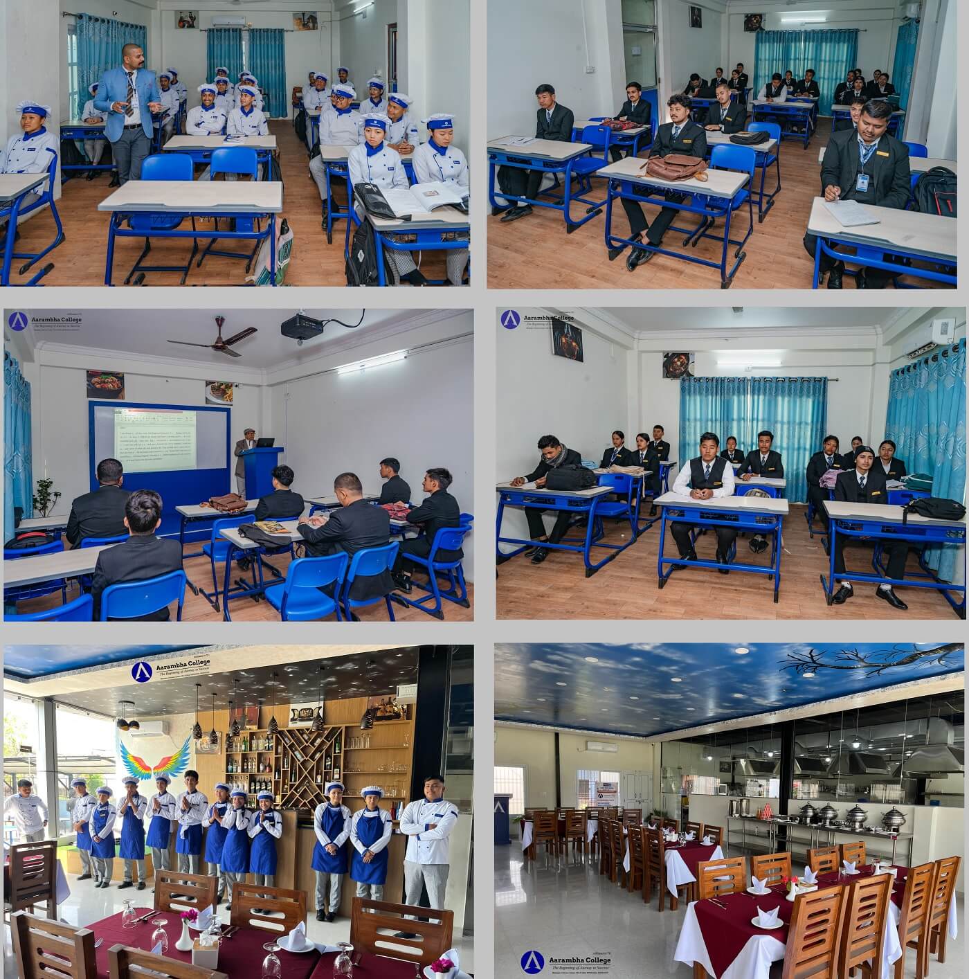 Aarambha College, Bharatpur, Chitwan, Students, Class, activities 