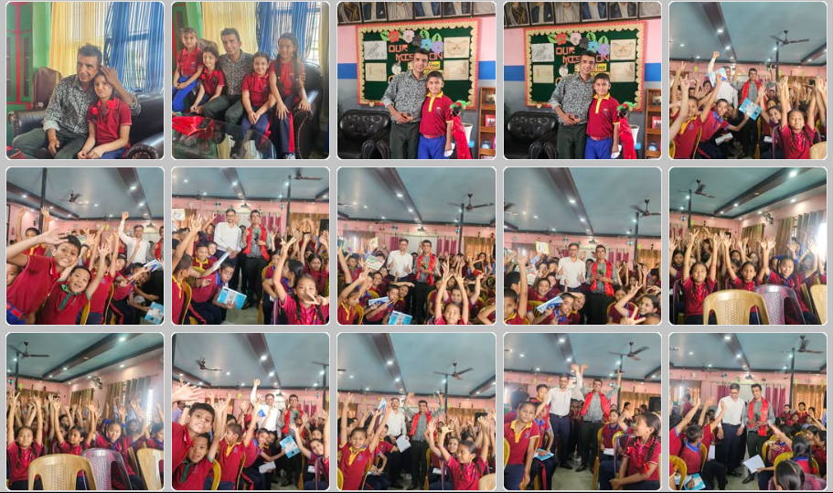 Glowshine Academy Secondary School, Chitwan Students 