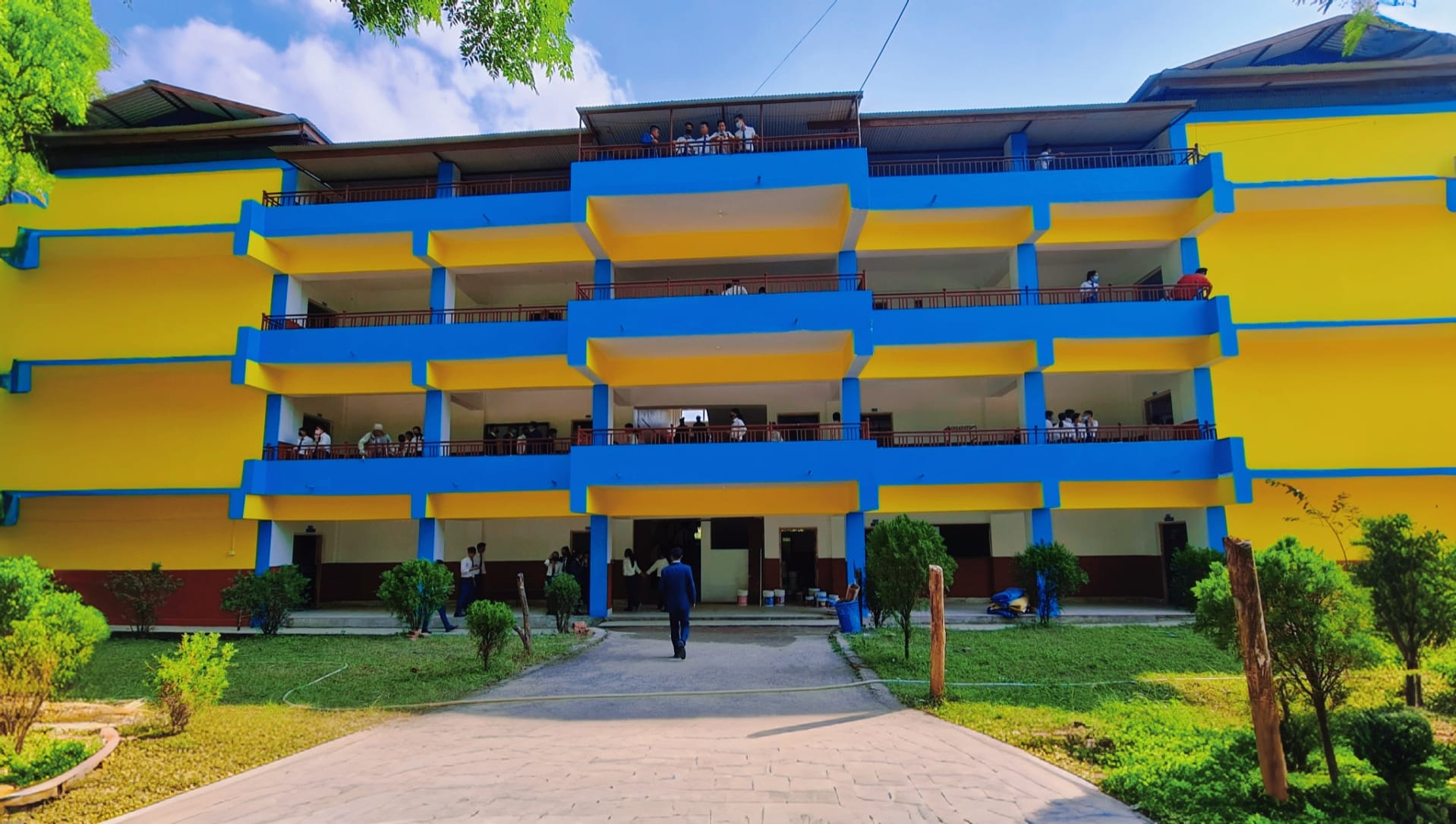 Gorkha International Public Secondary School, Dang Building 
