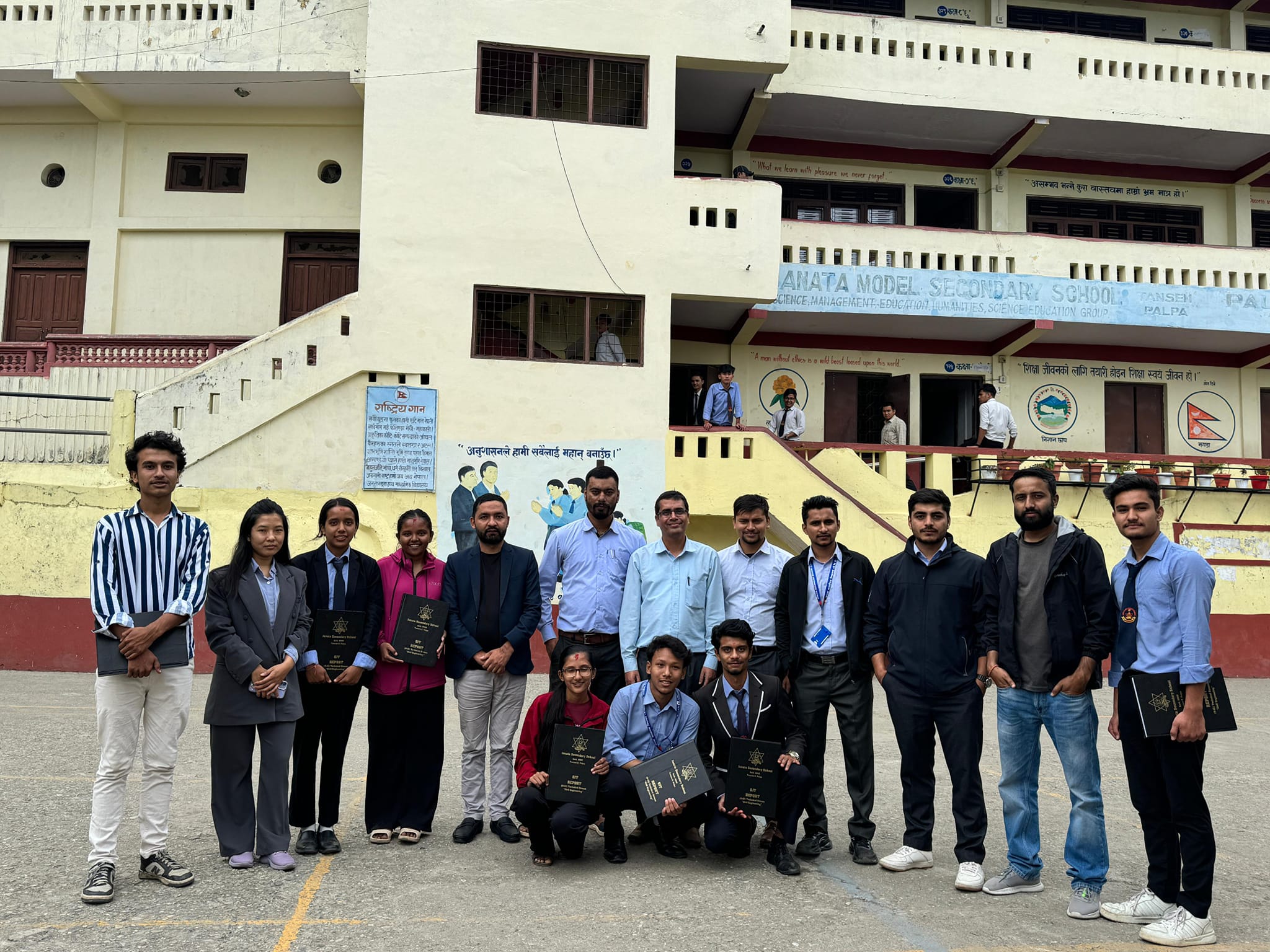 JVT College, Palpa Students 
