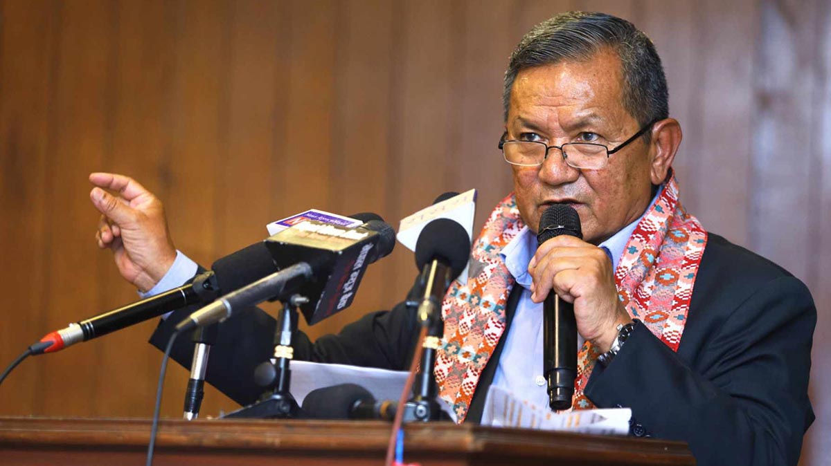 Minister for Communication and Information Technology, Prithvi Subba Gurung