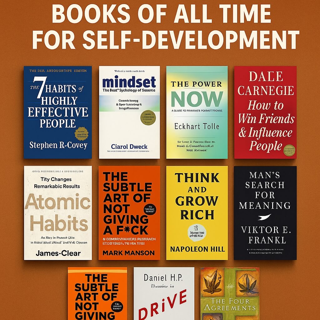 Must-Read Books of All Time for Self-Development 