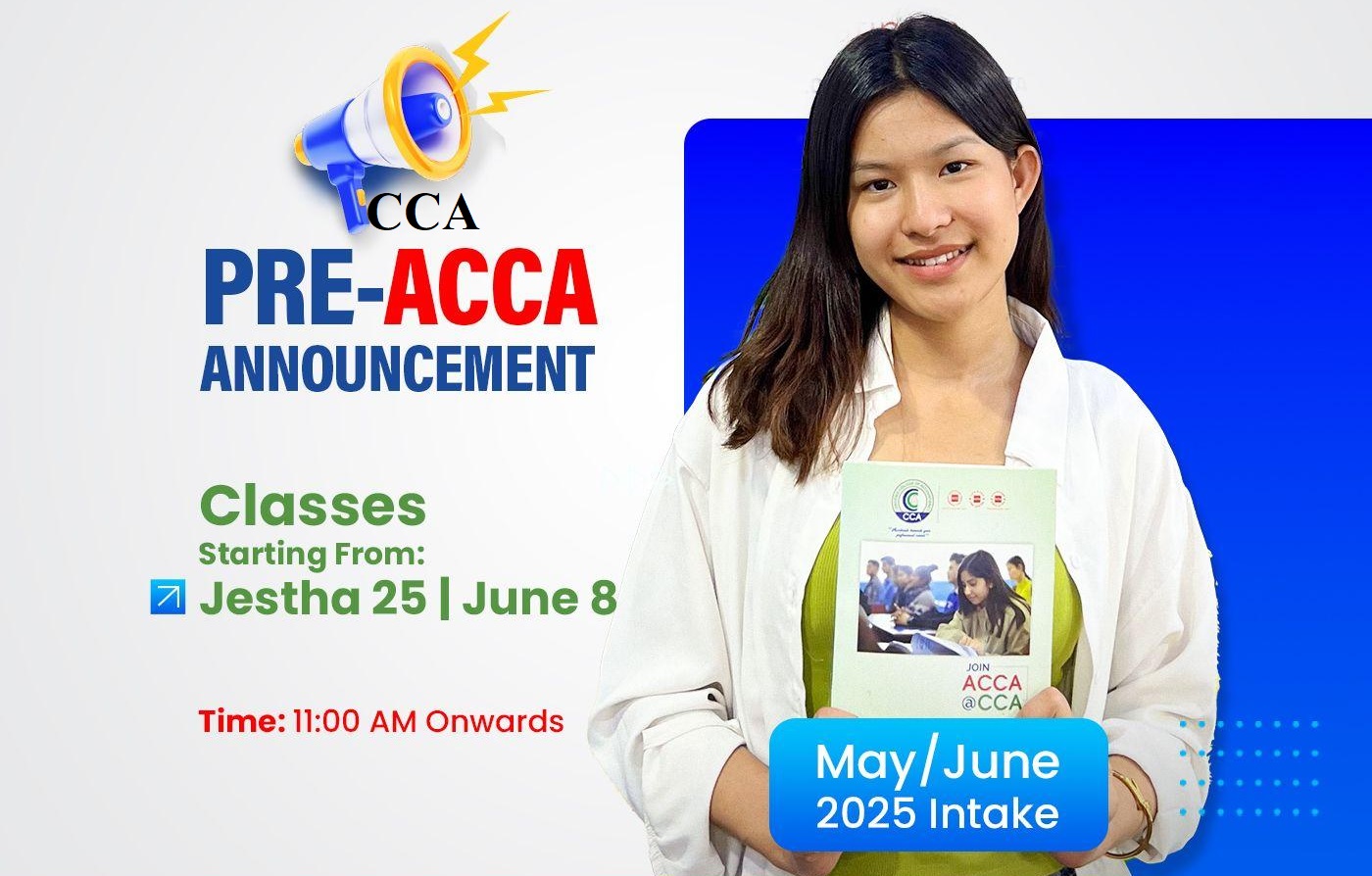 Pre-ACCA Classes Starting at CCA