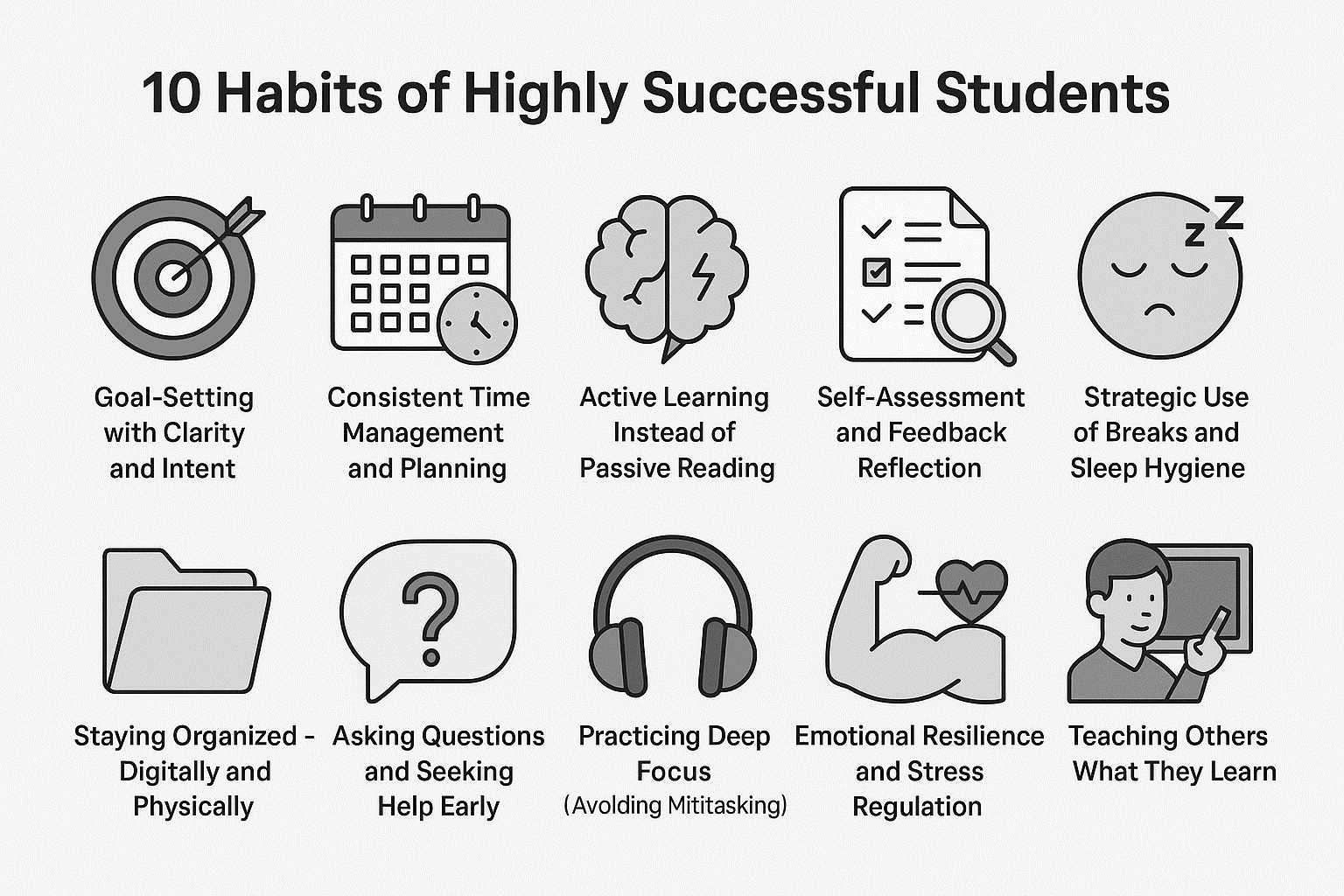 10 Habits of Highly Successful Students 