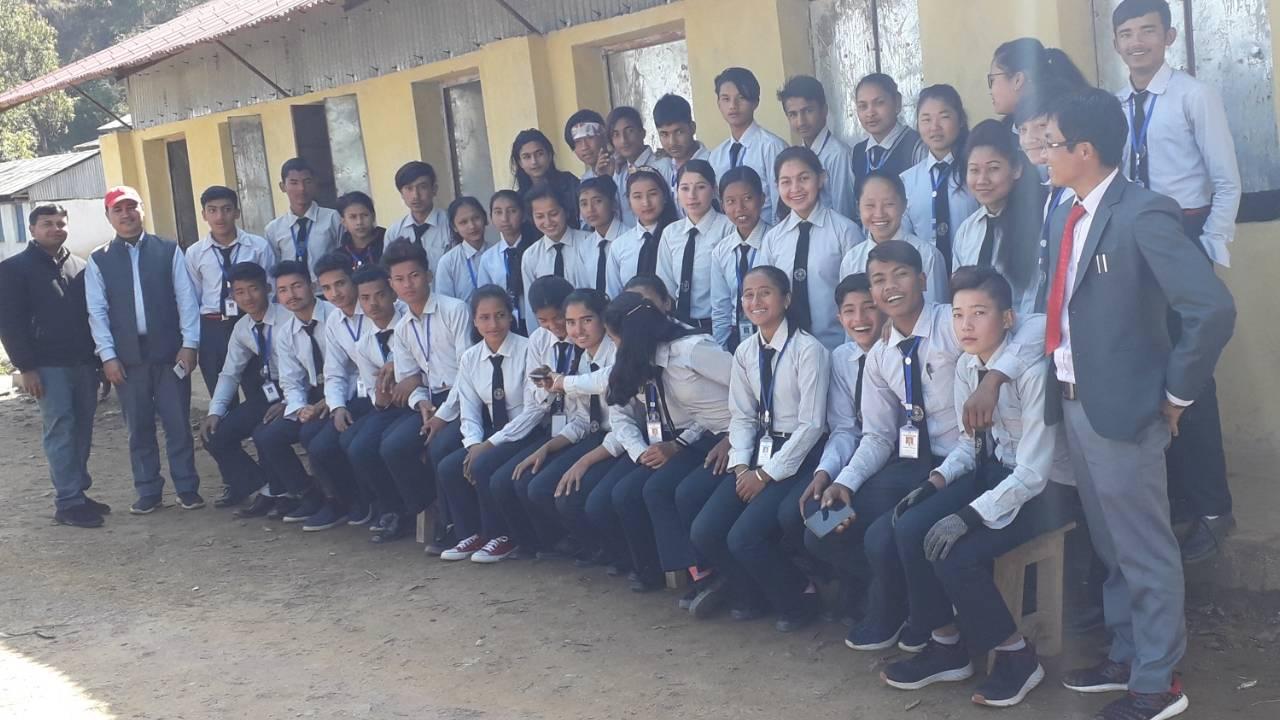 Behereshwar Secondary School, Bhojpur Students 