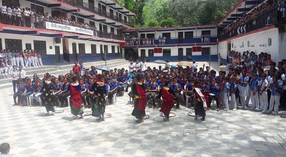 Beni Community Secondary School Mygadi Building and Students 