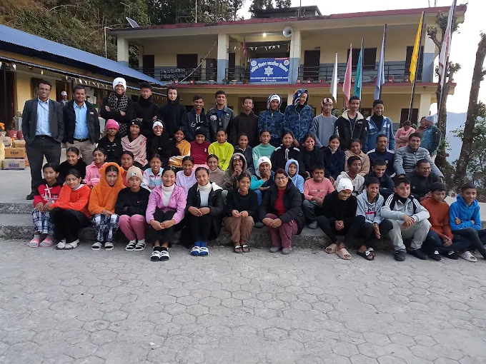 Bhavishya Nirman Secondary School, Kaski Students 