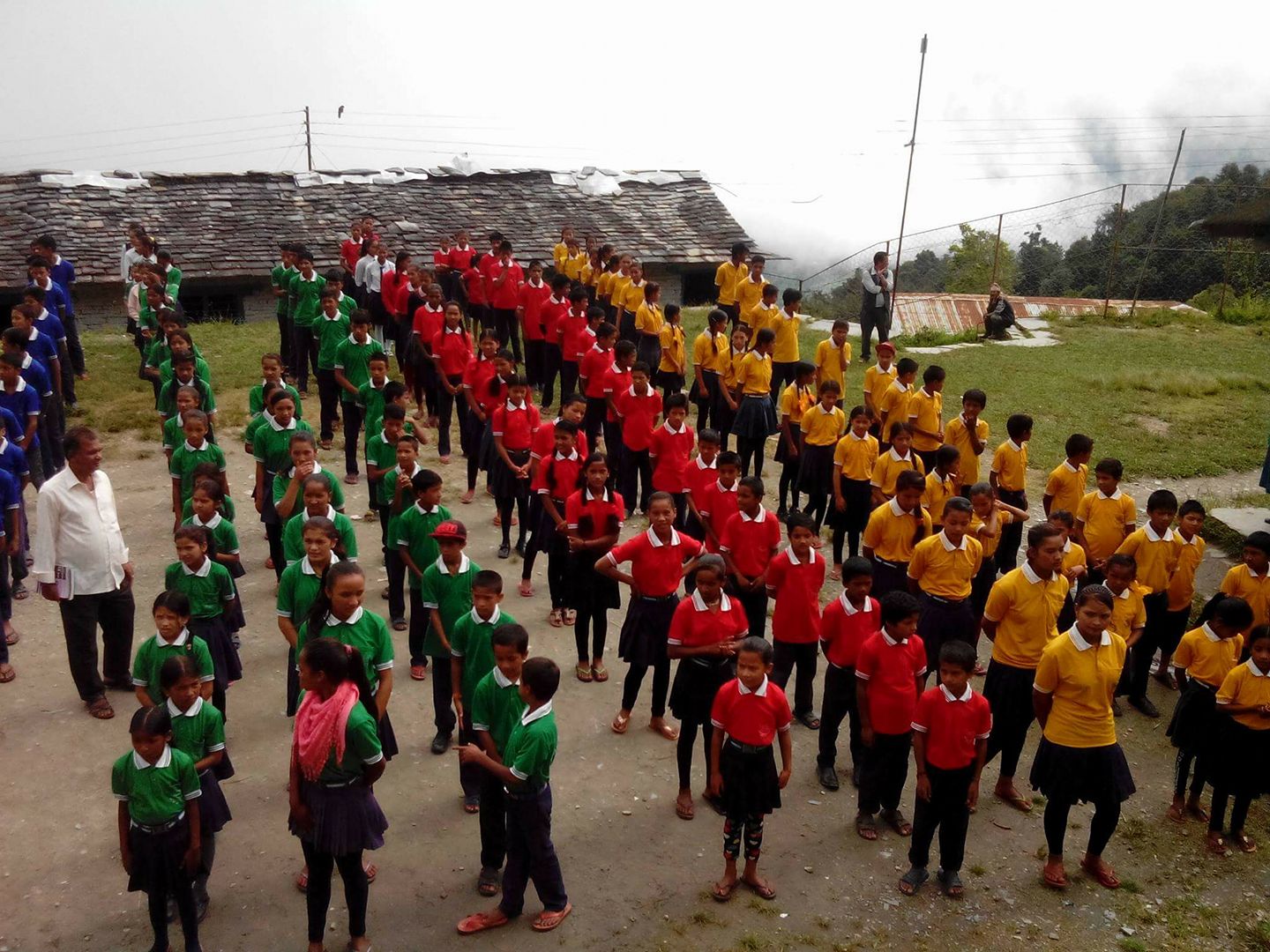 Galeswar Secondary School, Myagdi Students 