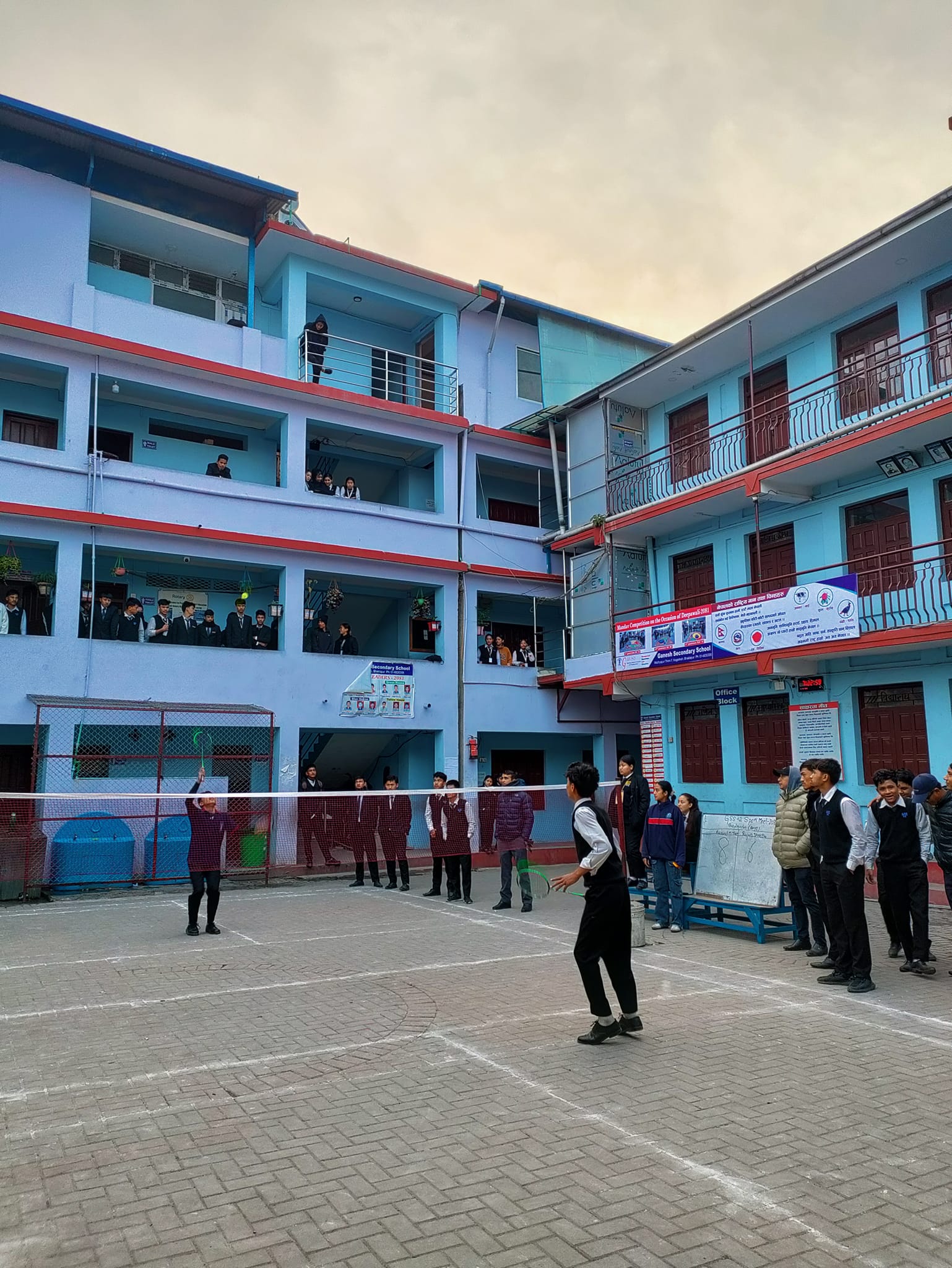 Ganesh Secondary School, Bhaktapur Badmintion Competition 