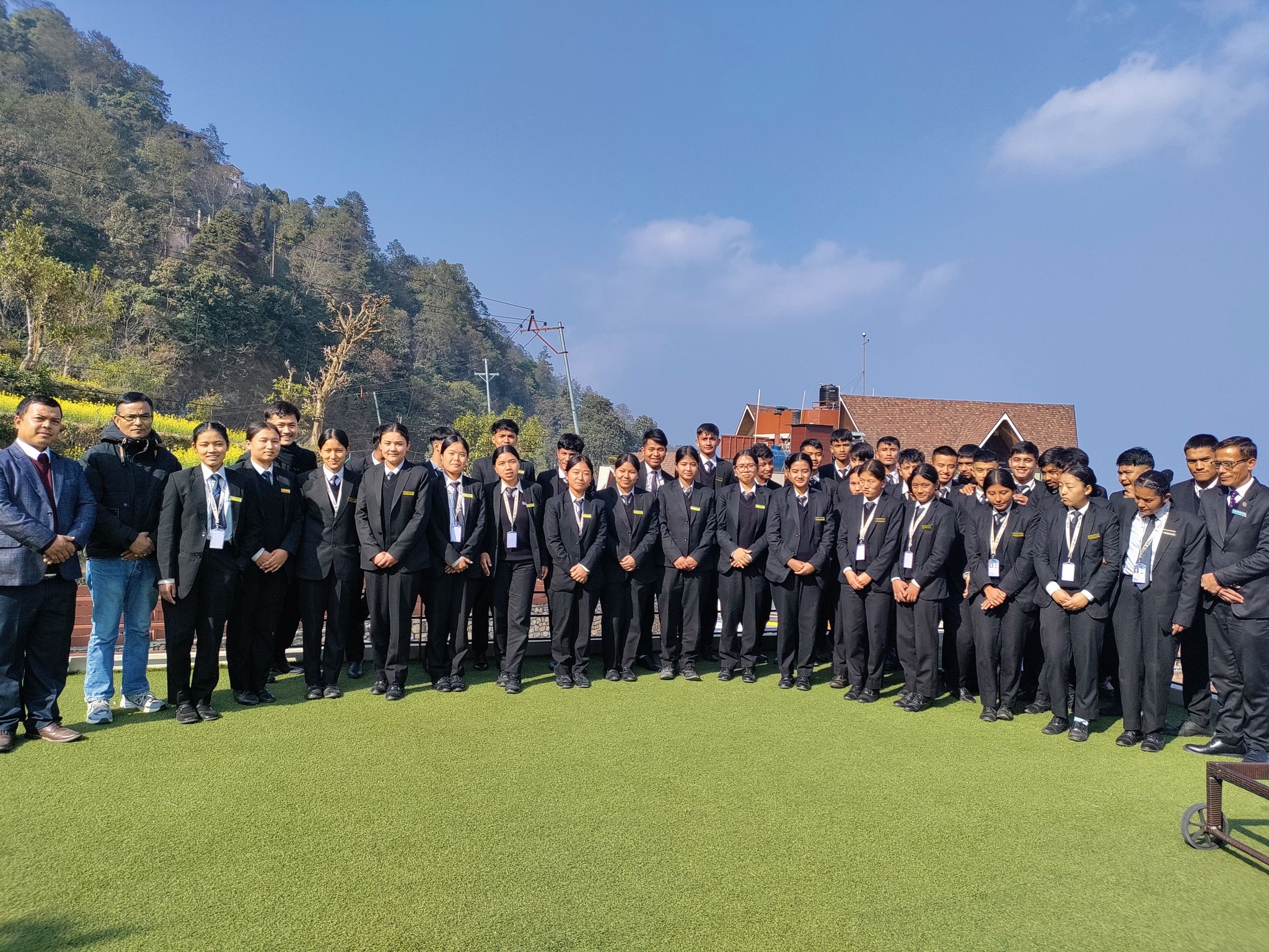 Ganesh Secondary School, Bhaktapur Students 