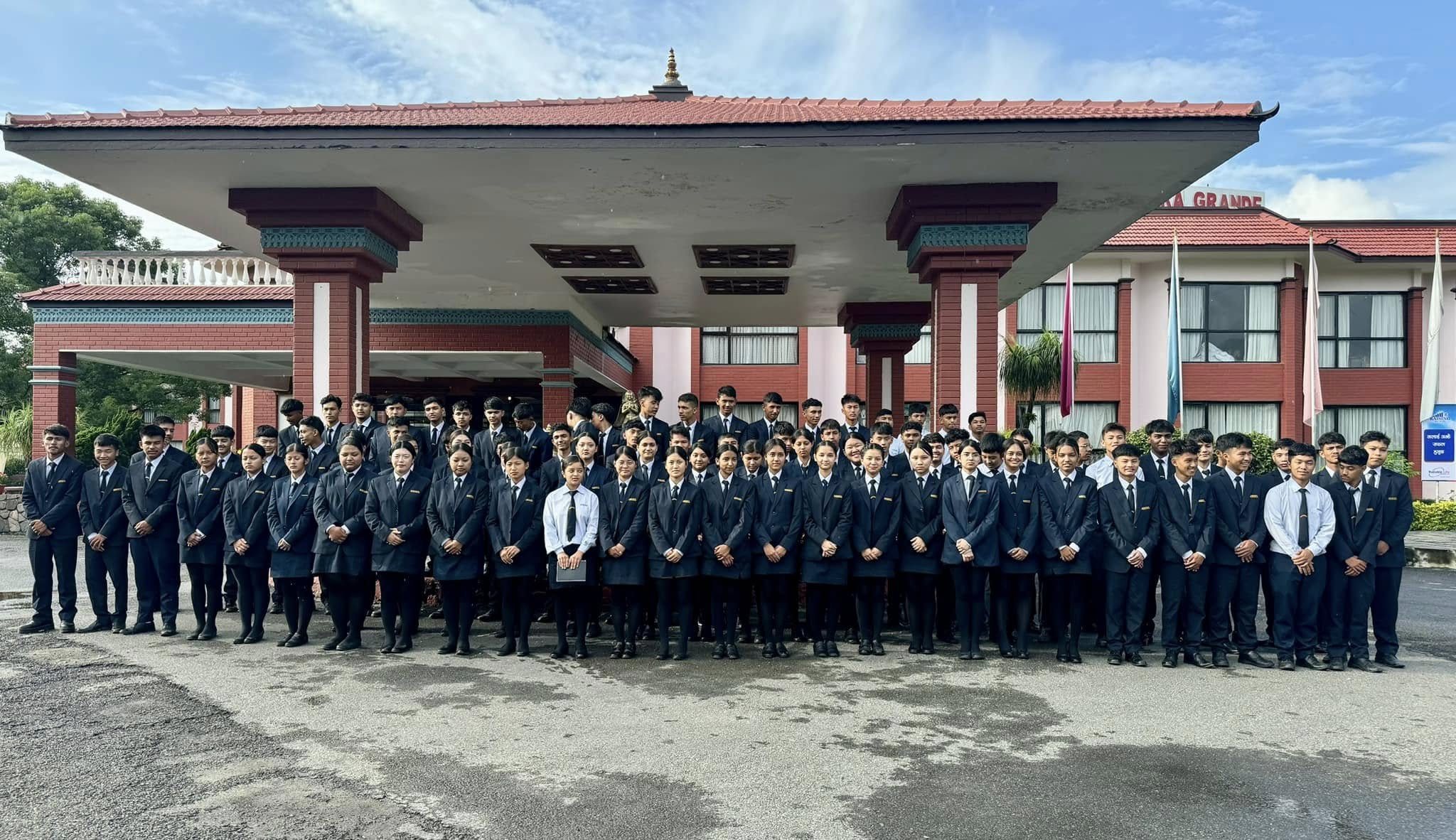 Gurukul Vidya Sadan Secondary School, Pokhara Students 