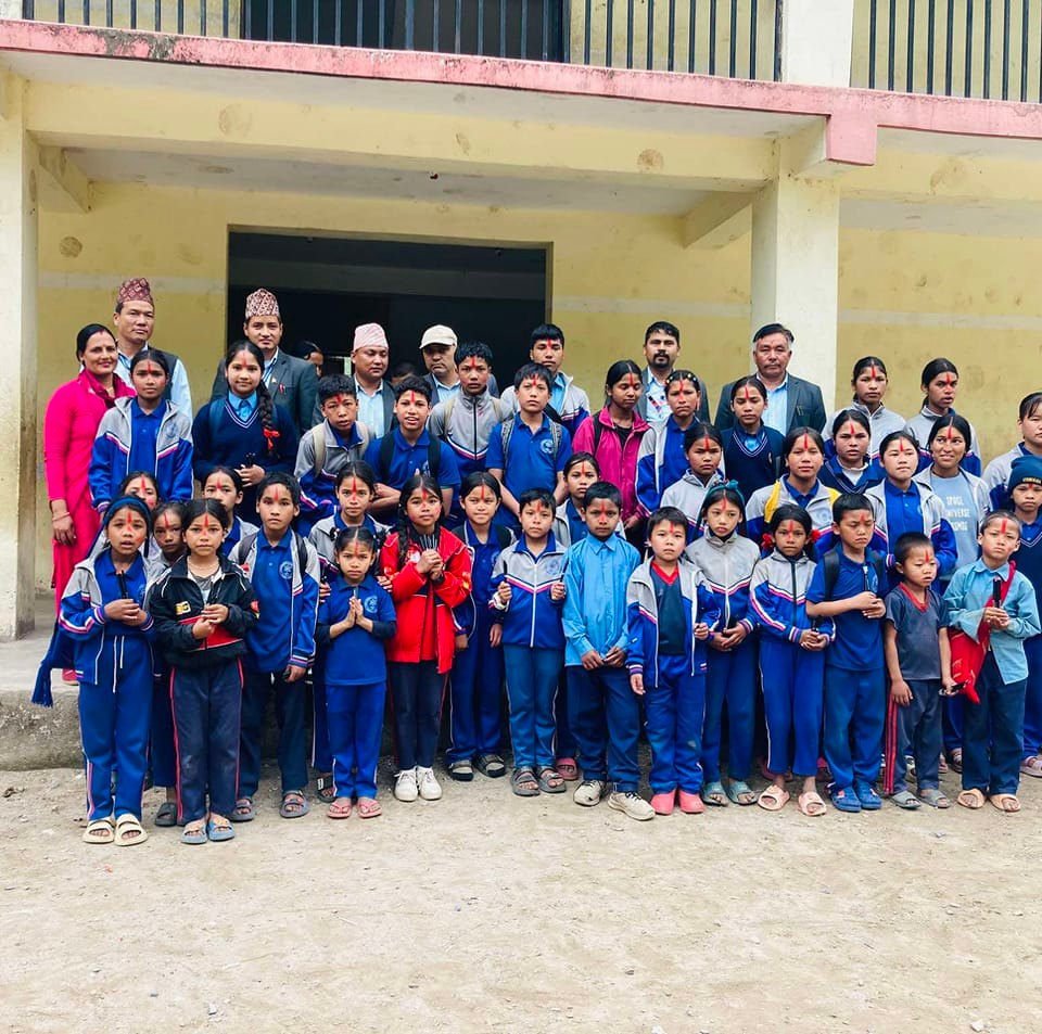 Gyanodaya Secondary School, Baglung Students 