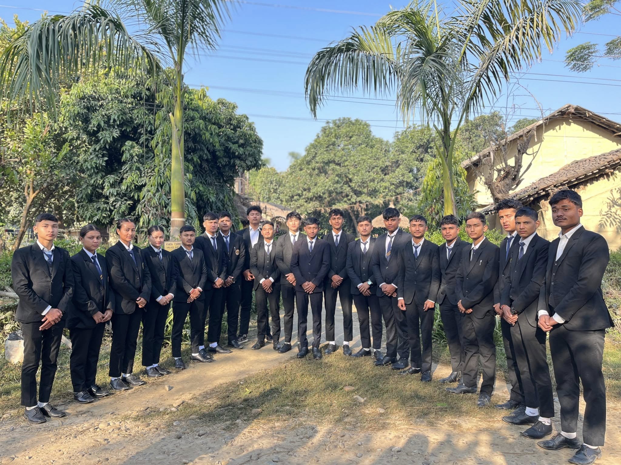 Holyland English Boarding Secondary School Students 
