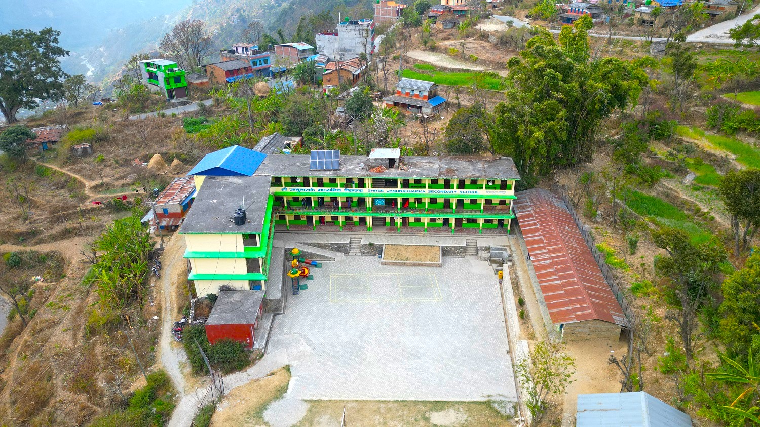 Jamunakhark Secondary School, Myagdi Building 