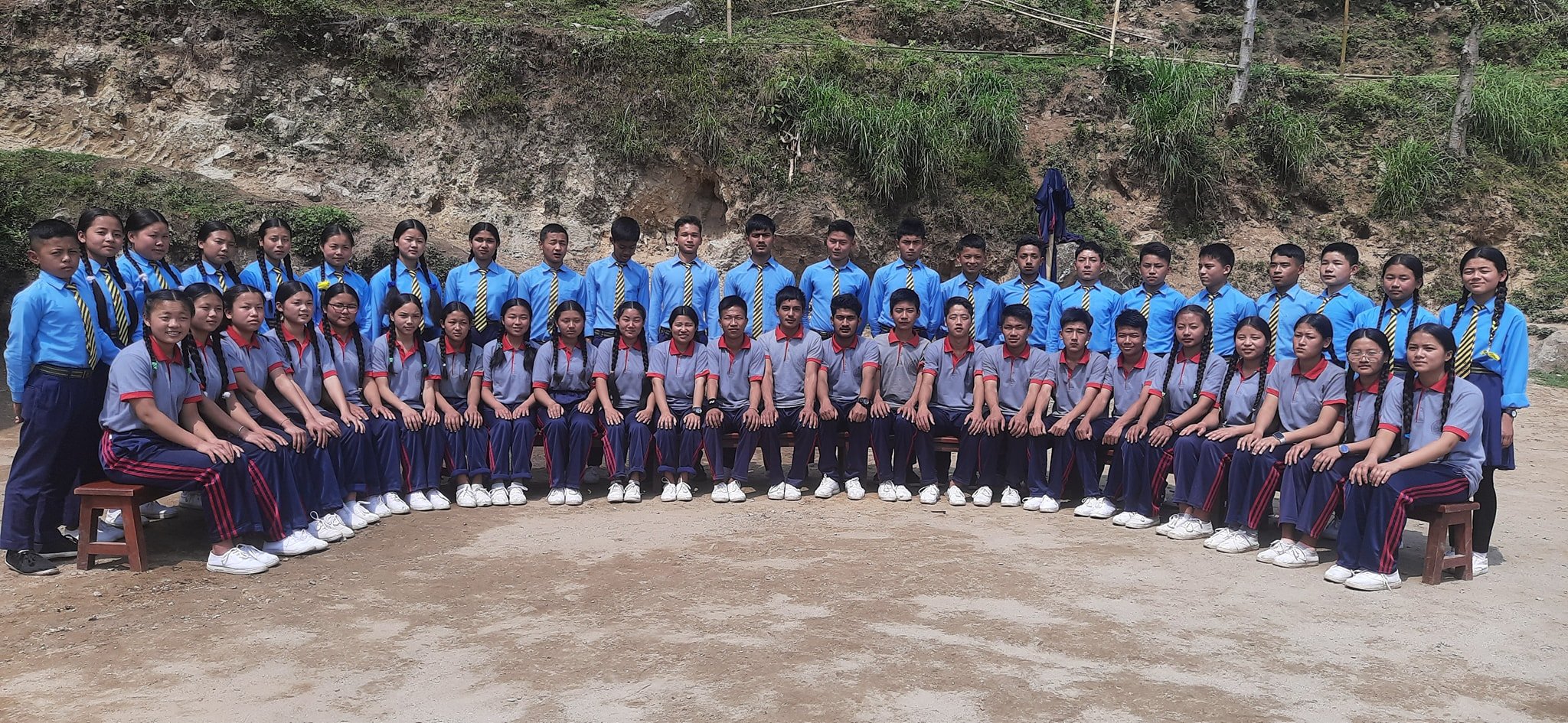 Jyoti Secondary School, Khotang Students 