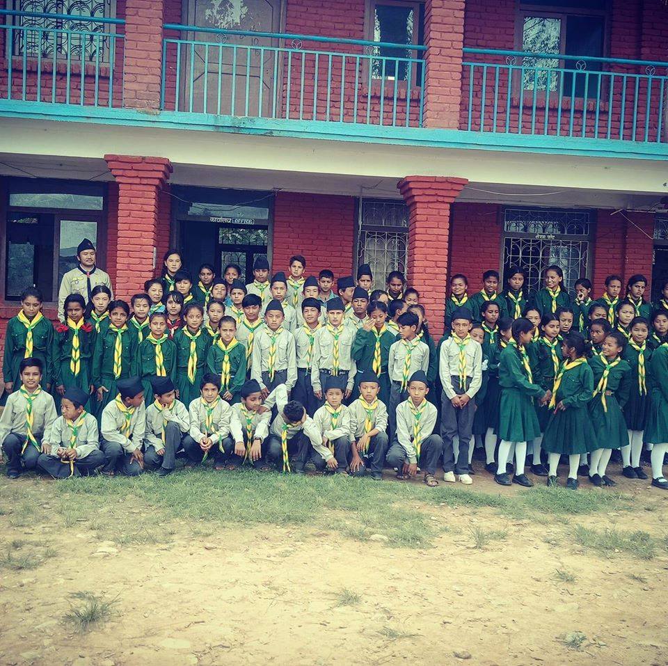 Kalika Himalaya Secondary School, Rasuwa Students 