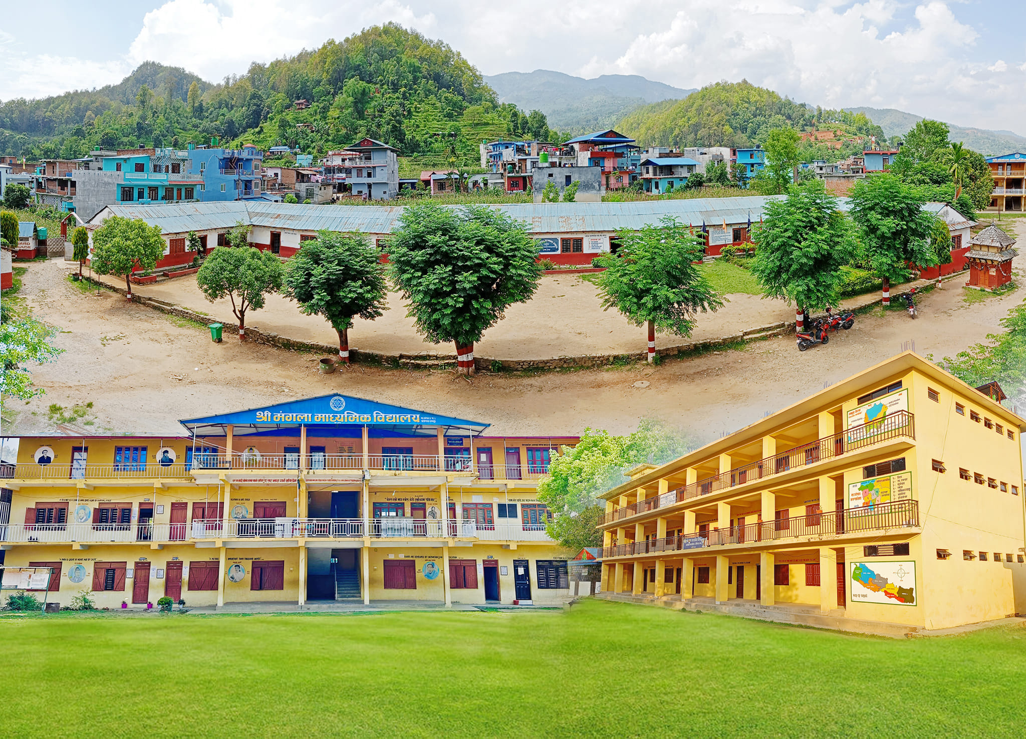 Mangala Secondary School, Lamjung Building 