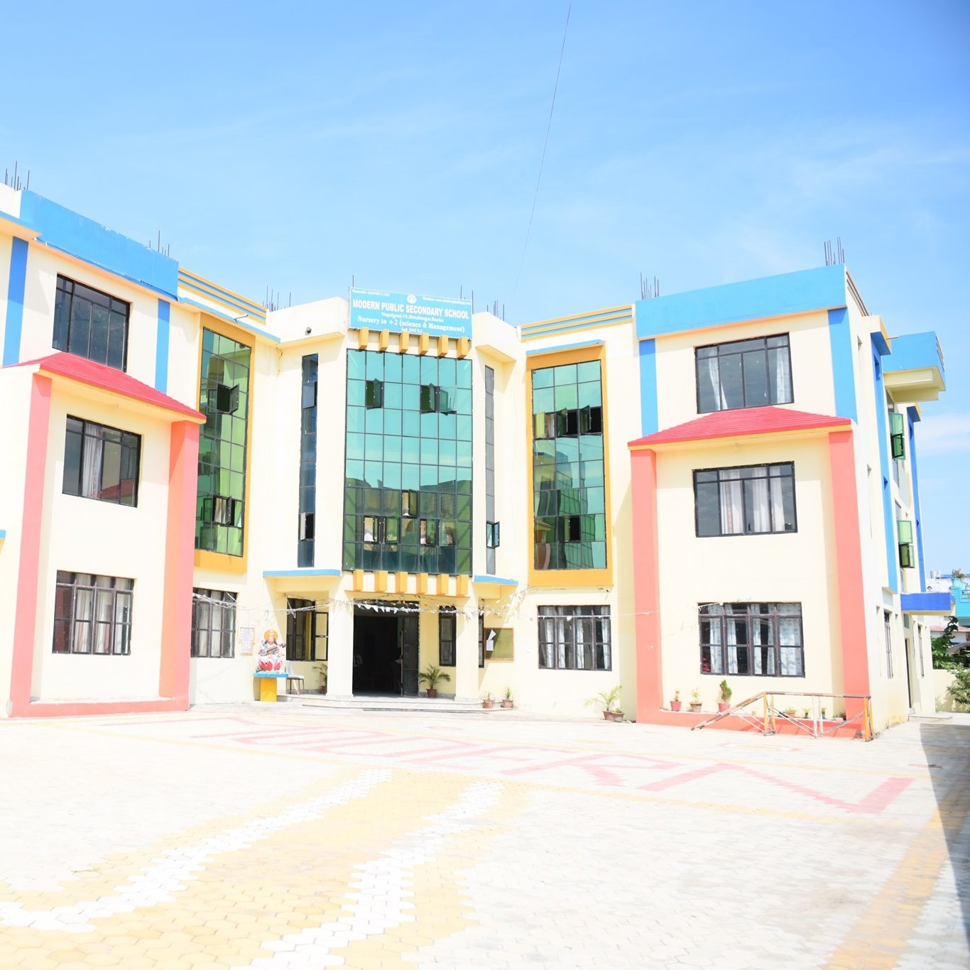 Modern Public Secondary School Building 