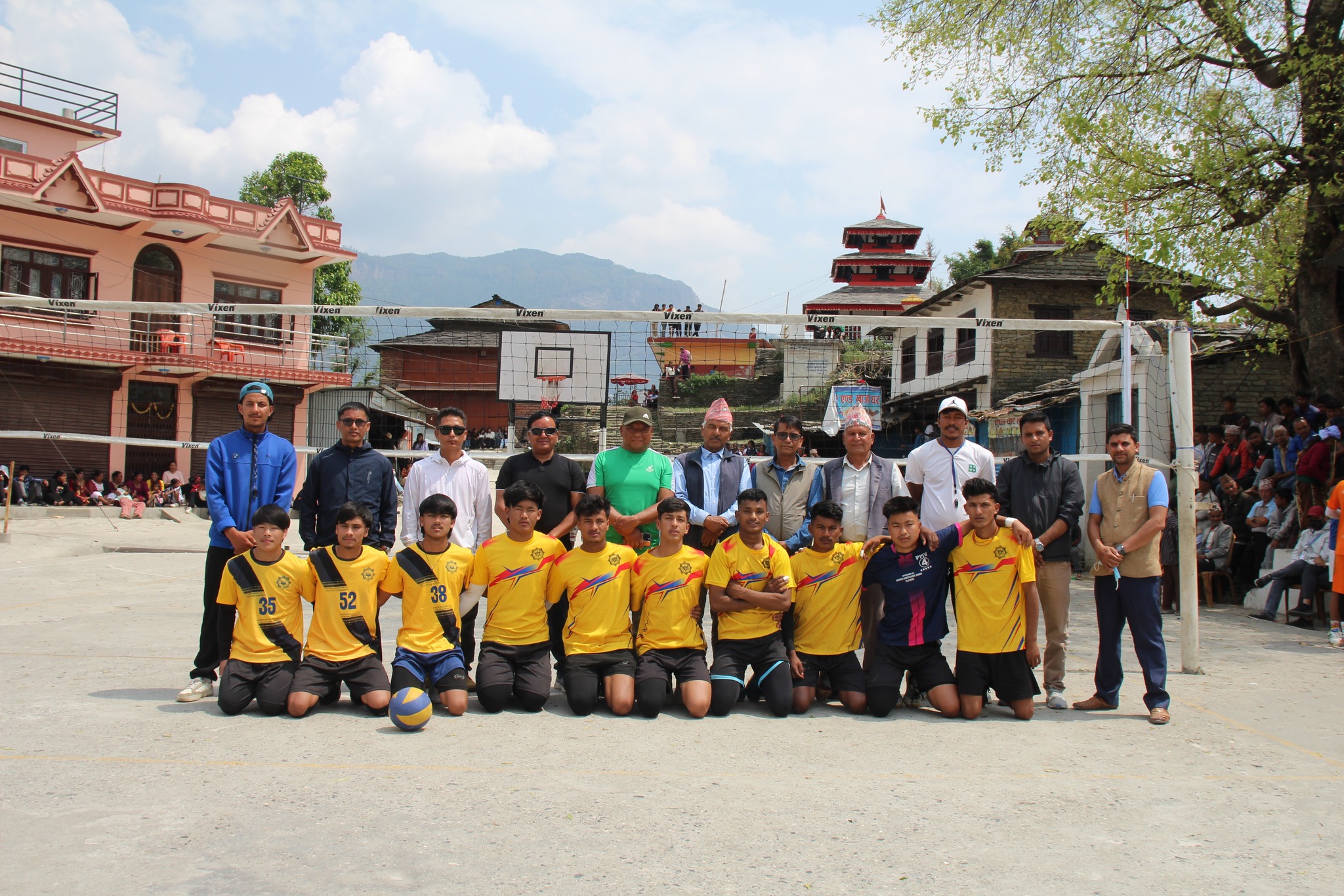 Muktidham Secondary School, Myagdi Volleyball Team 