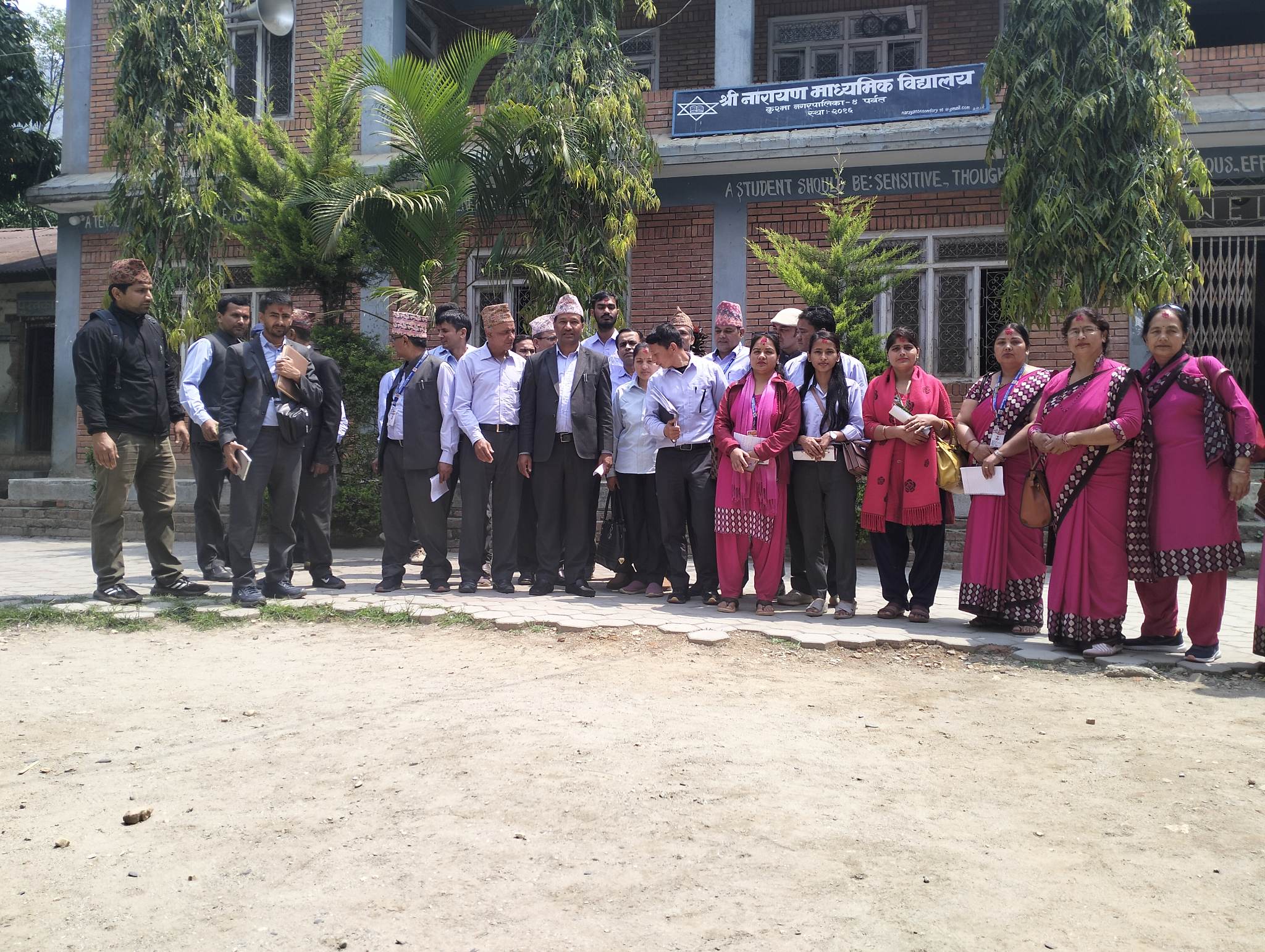 Narayan Secondary School, Parbat Staffs 