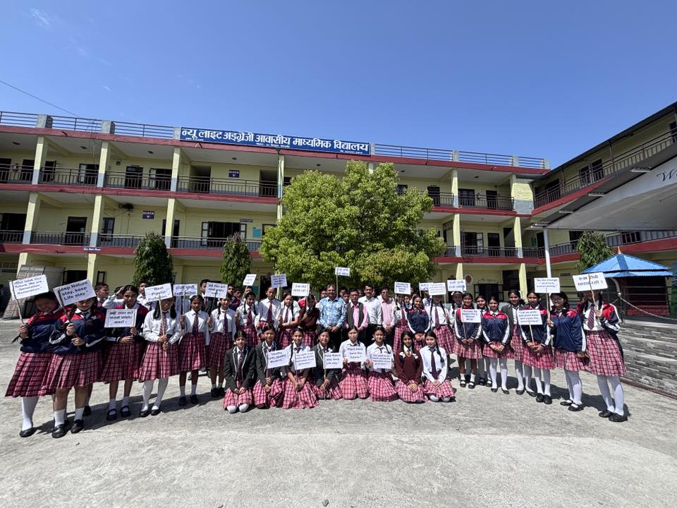 New Light English Boarding Secondary School, Pokhara Social Awareness Programme 