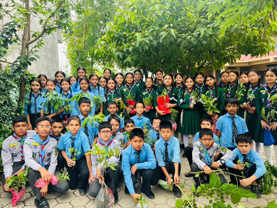 Pancha Kanya Vidya Mandir Awasiya Secondary School, Chitwan  World Environment Day 
