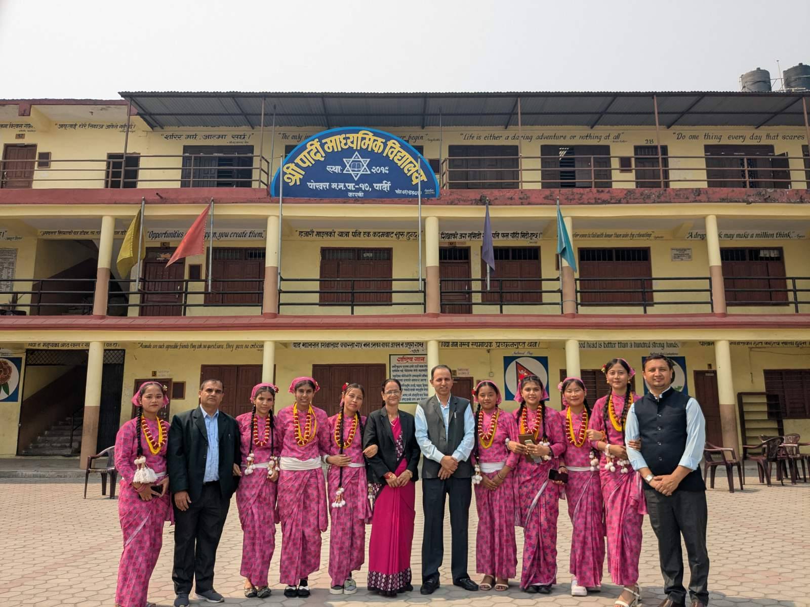 Pardi Secondary School, Pokhara Building 