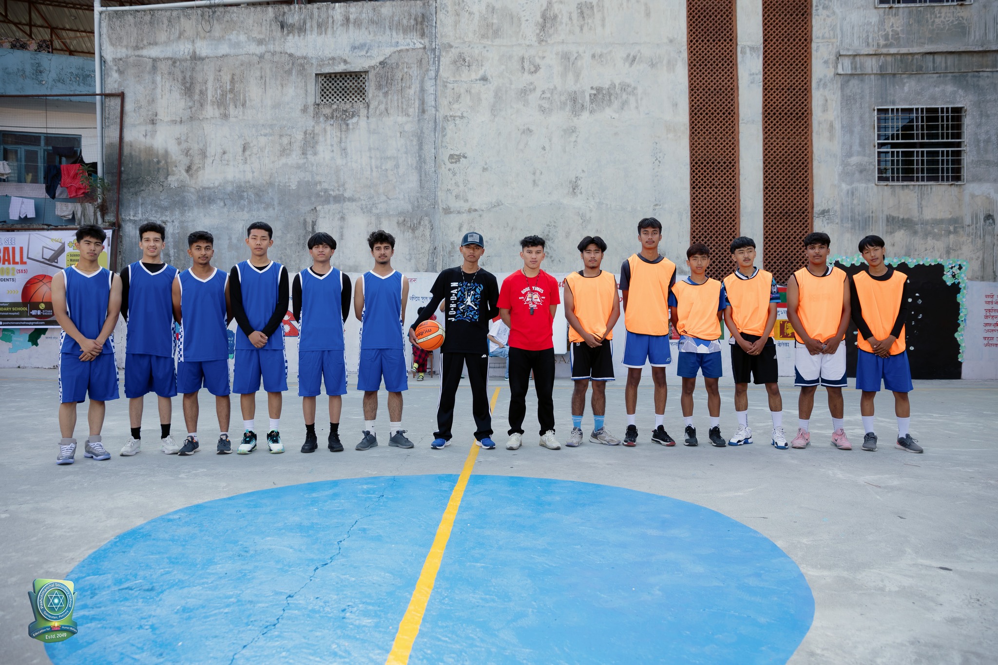 Pashchimanchal Secondary School, Pokhara Basketball Team 