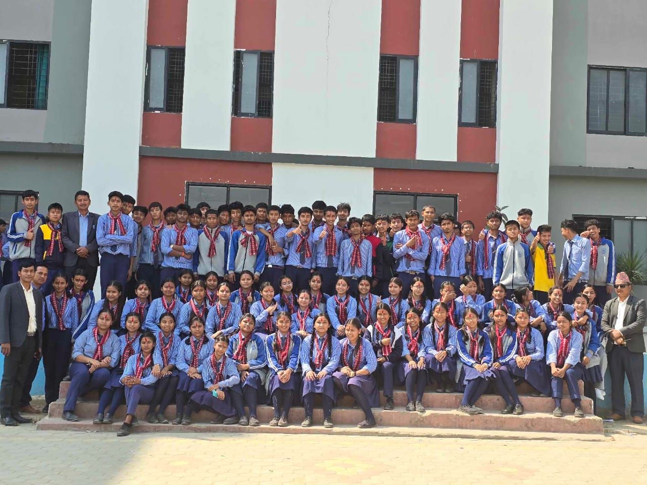 Radiant Montessori English Secondary School, Kailali Students 