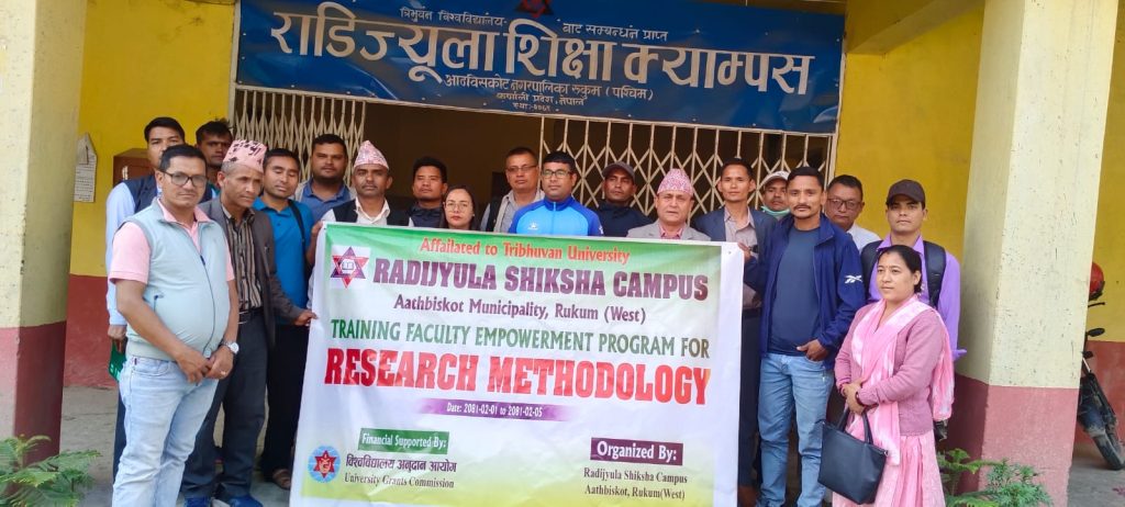 Radijyula Shiksha Campus, Research Activities 