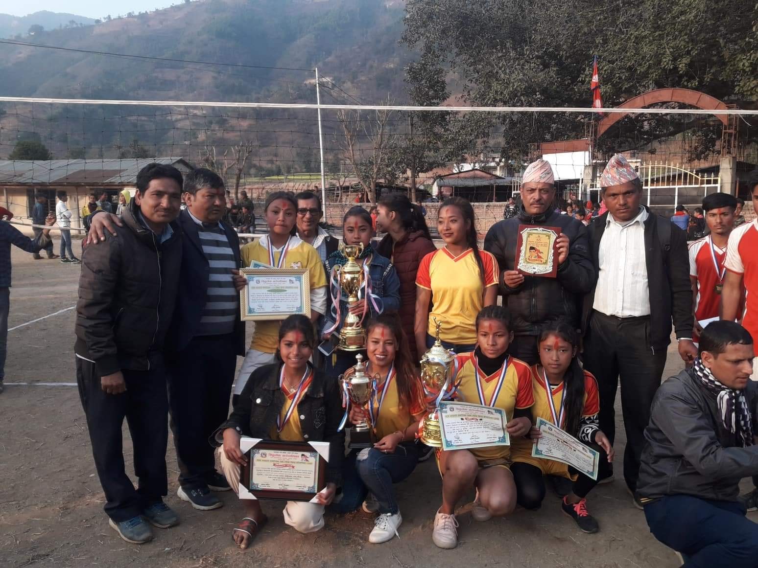 Siddheshwar Secondary School, Dhading Sports Winner Prize 