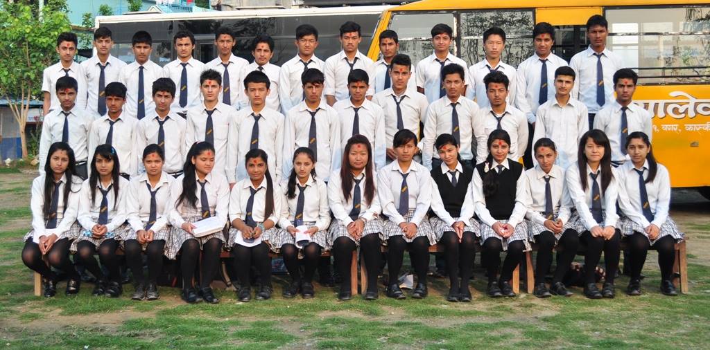 Spiral Galaxy Secondary School, Pokhara Students 