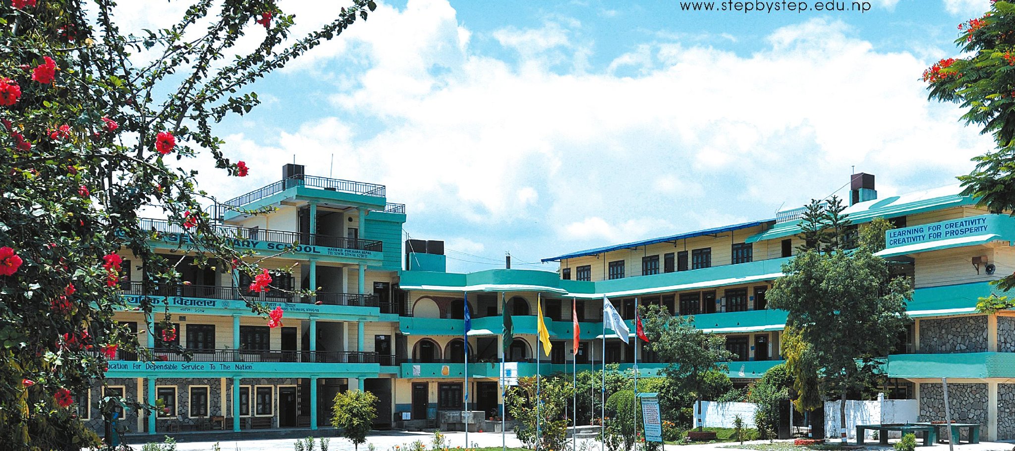 Step by Step Secondary School, Pokhara Building 