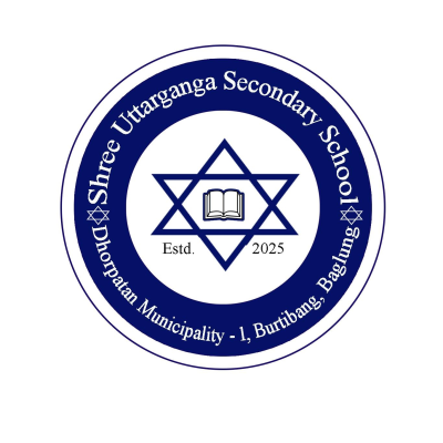 Uttar Ganga Secondary School Baglung Logo 