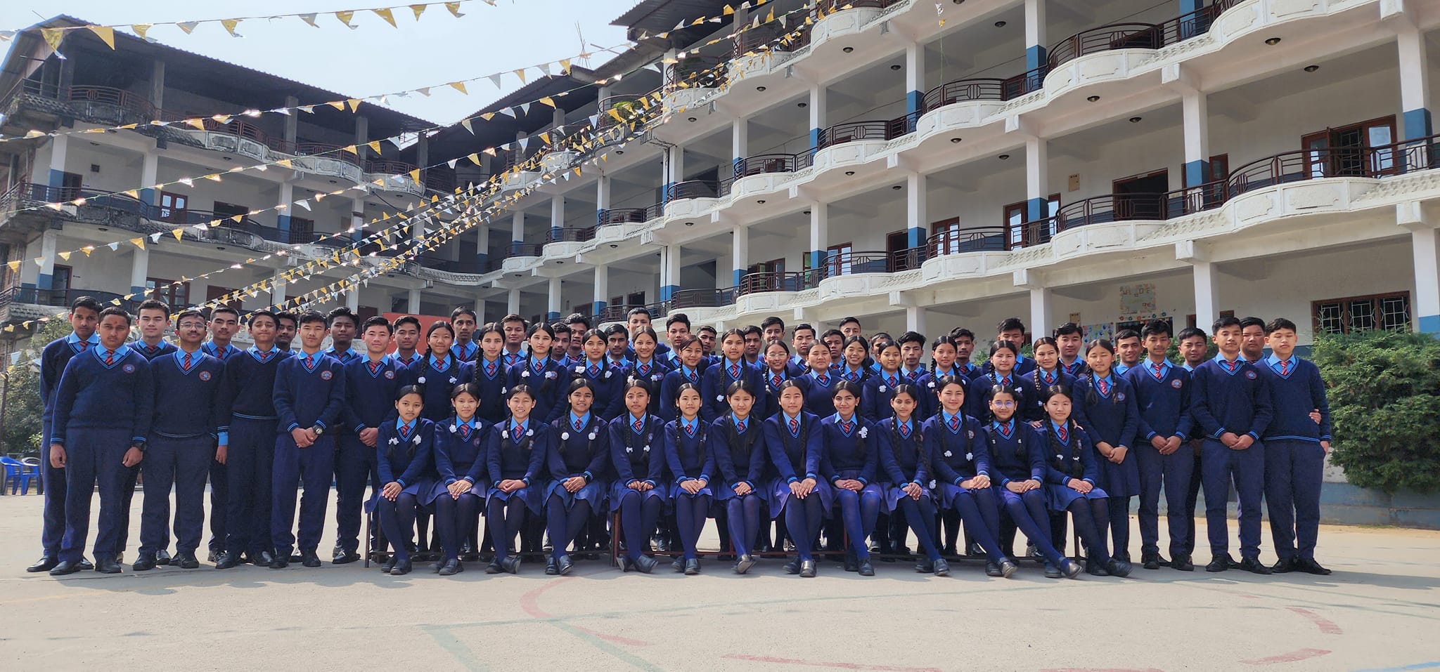 Vidhya Bikash Secondary School, Lamjung Students 