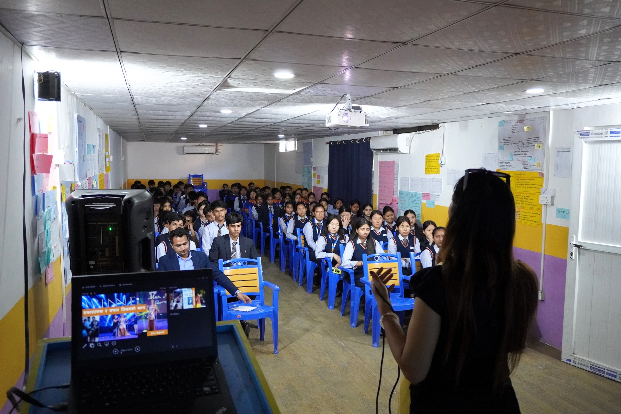 Aadim National Secondary School, Kathmandu Workshop 